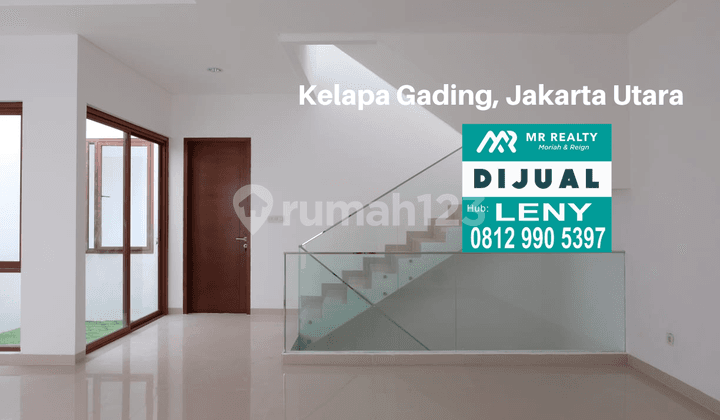 RUMAH BARU BAGUS MODERN MINIMALIS DI KOMPLEK KELAPA GADING, JAKARTA UTARA