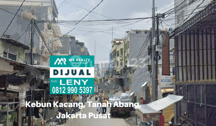 Turun Harga Kavling Lt 616 M2 Di Kebun Kacang, Tanah Abang, Jakarta Pusat