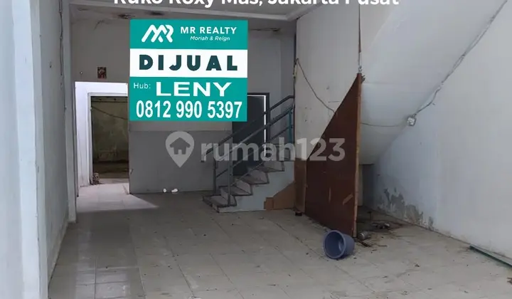 RUKO SIAP PAKAI 3,5 LANTAI DI KOMPLEK ITC ROXY MAS, JAKARTA PUSAT