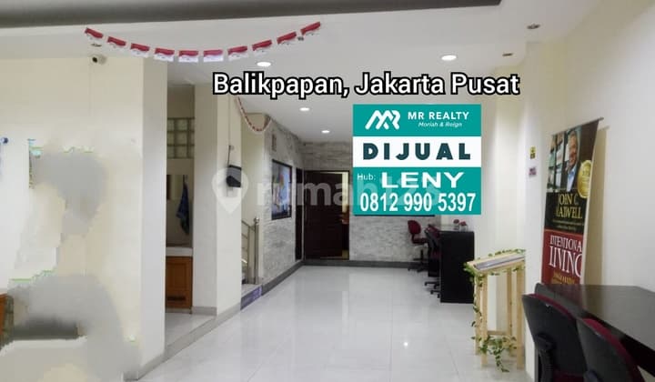 Ruko Kantor 5 Lantai Uk 7,5 X 30 di Balikpapan, Jakarta Pusat, Jalan Raya