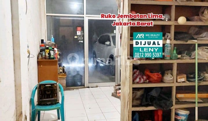 Murah..dijual Ruko 3,5 Lantai Di Jembatan Indah, Jakarta Pusat,cocok Untuk Kantor, Usaha Konveksi