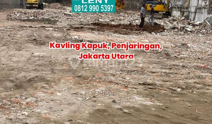 Murah..lokasi Bagus...kavling Siap Bangun Sudah Diuruk Lebih Tinggi Dari Jalan U/ Gudang Atau Light Industry Di Kapuk, Penjaringan, Jakarta Utara