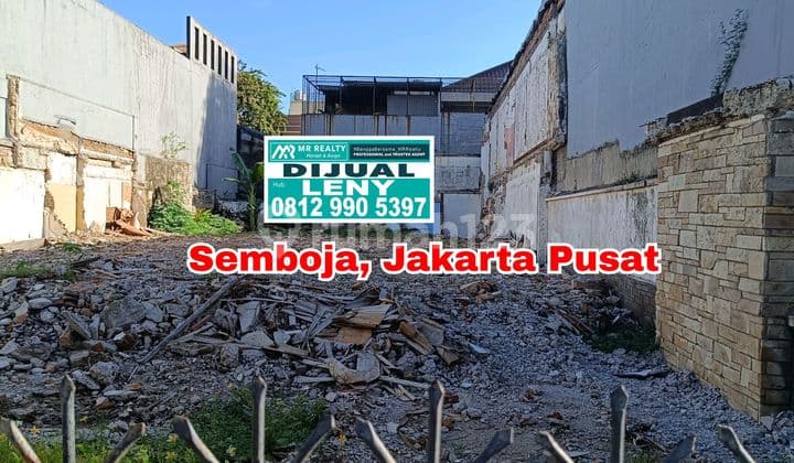 Kavling Siap Bangundi Semboja, Jakarta Pusat, Lokasi Elit, Row Jalan 3 Mobil