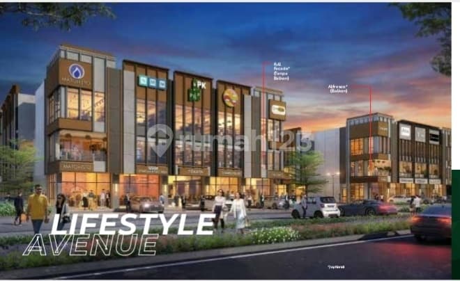 Emerald Shophouse, a new shophouse offering by Summarecon Crown Gading, located in front of the area.