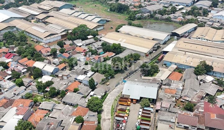 KAVLING INDUSTRI KAWASAN NAROGONG CILEUNGSI BONUS 3 GUDANG READY USE