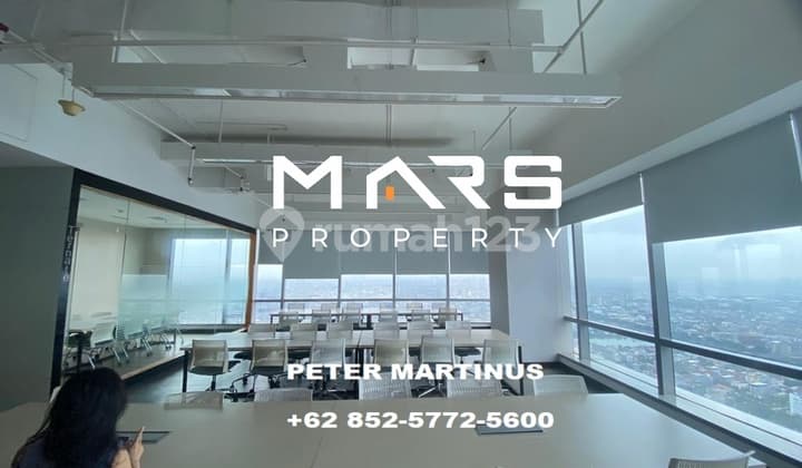 Murah Office Space Soho Capital Size 150 Sqm Furnished