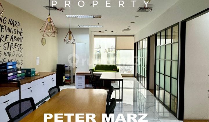 Murah Office Space Soho Capital Size 121 Sqm Furnished Ready