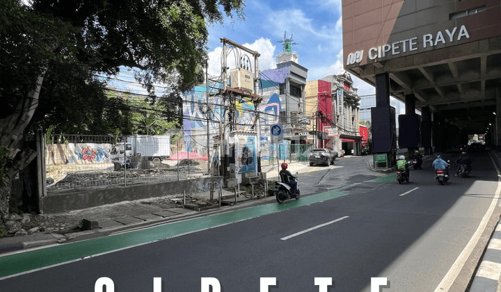 KOMERSIAL LAND CIPETE RAYA PRIME AREA, DEKAT STASIUN MRT