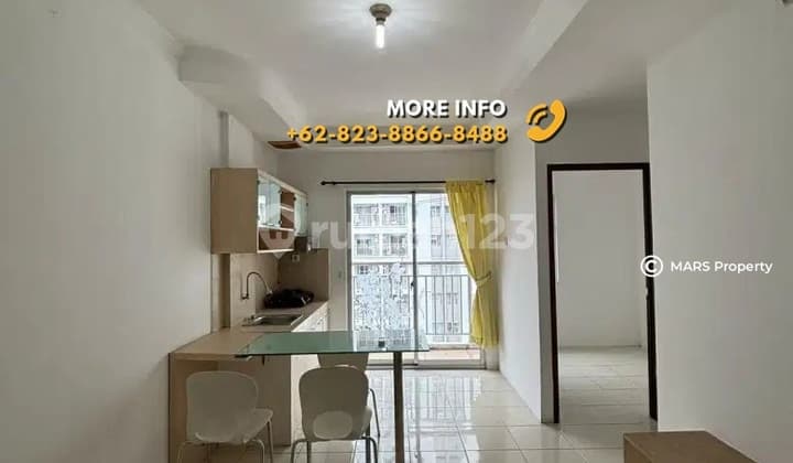 DIJUAL APARTEMEN MEDITERANIA GARDEN 2 RESIDENCES 2 BEDROOM UNFURNISHED