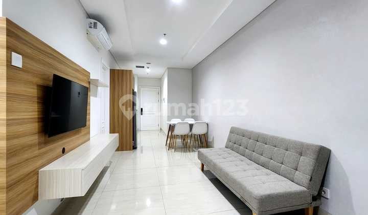 FOR RENT APARTEMEN GRAND MADISON JAKARTA BARAT 2+1 BEDROOM FURNISHED