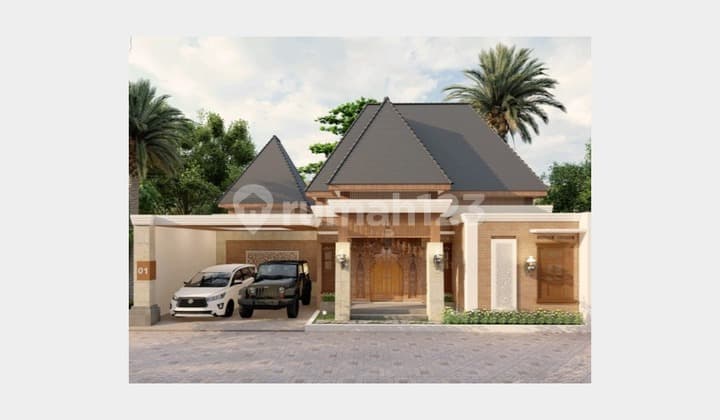 Villa Etnik Dekat Candi Borobudur, Siap Bangun Furnished