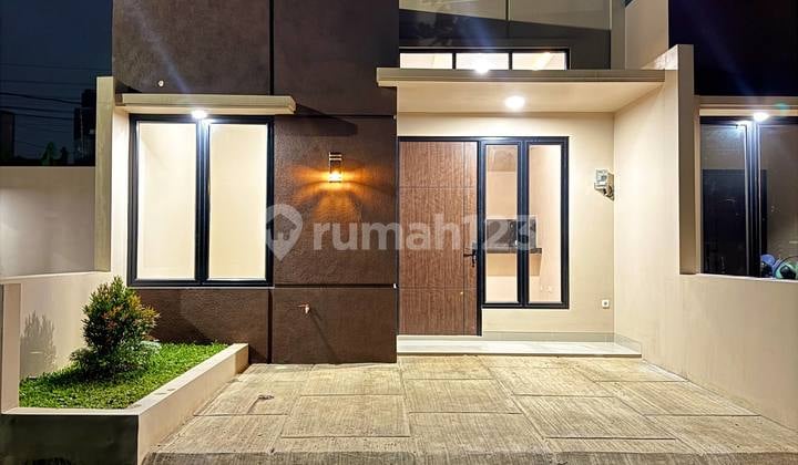 Rumah Modern Minimalis Akses Dekat ke Tol Spek Bata Merah Cicilan 5jt