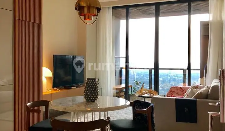 For Rent 1Br High Floor Unit In District 8 Senopati, Stunning View From Balcony And Luxury Interior