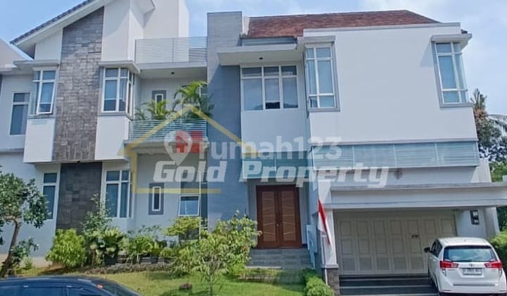 Rumah Mewah Dekat Danau Full Furnish Telaga Golf BSD Lokasi Strategis Segitiga Emas