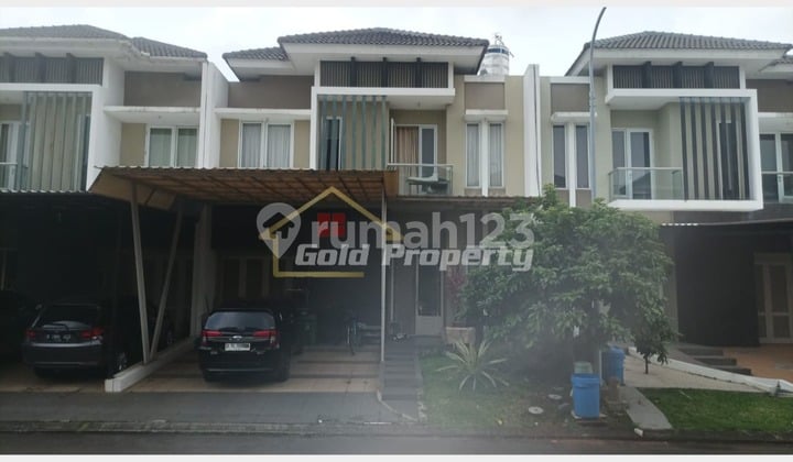 Rumah Cluster Gading Serpong Jalan Boulevard Lokasi Strategis Dekat Rumah Sakit, Mall SMS