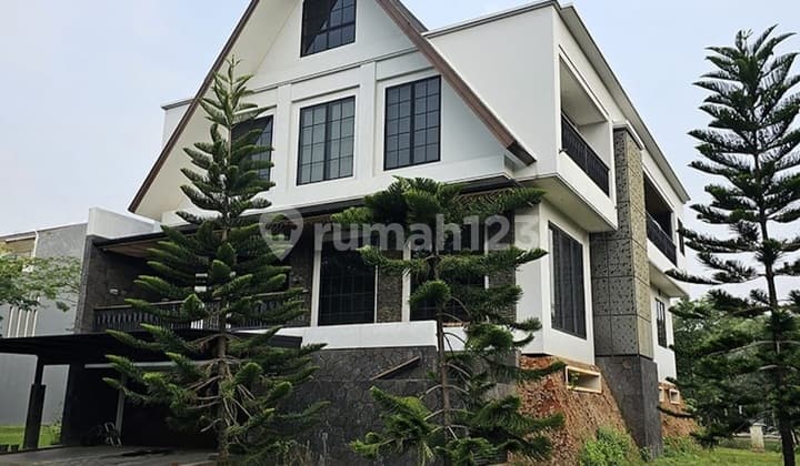 Jual Rumah Hoek Bangunan Mandiri Cluster Cajuputi De Park Bsd May