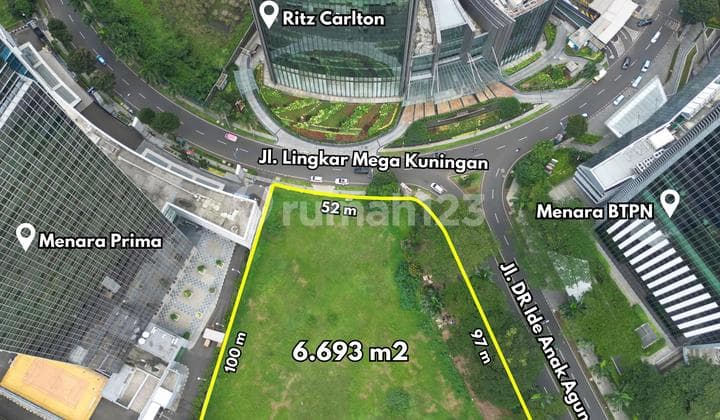 Jual Kavling Luas 6.693M2 di Mega Kuningan, Jakarta Selatan Liu