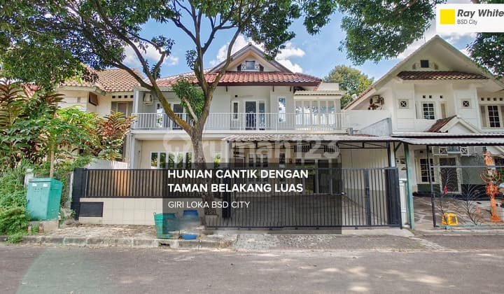 Beautiful Residence with Spacious Backyard Garden in Giriloka BSD City