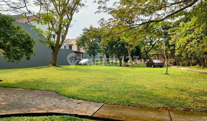 Kavling Huk Ngantong di Allevare BSD City ada kelebihan tanah samping dan belakang