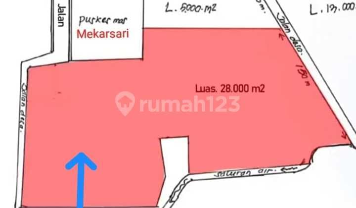 For Sale Tanah Kavling Komersial Dan Industri Di Mekarsari Citeras Lebak Rangkas Bitung