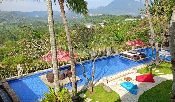 DIJUAL RUMAH SULTAN VIEW GUNUNG LANGSUNG KOLAM RENANG NORTHRIDGE