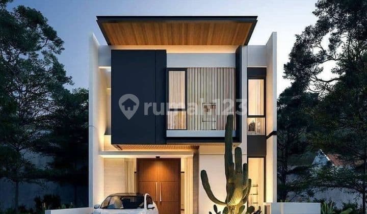Rumah 2 Lantai Modern Deket Tol Setu