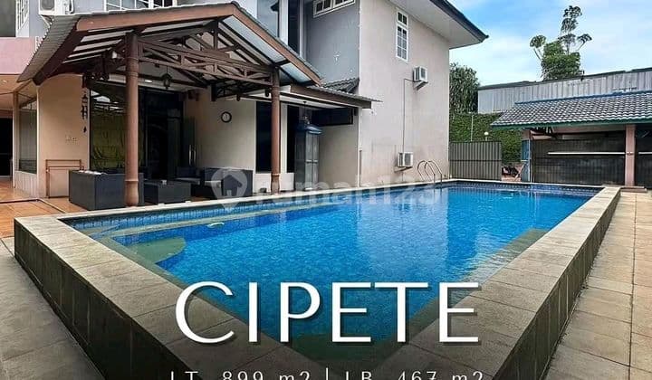 Cipete Rumah Siap Huni Semi Furnished Komplek One Gate System