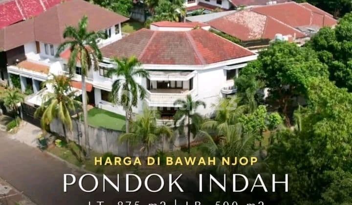 Pondok Indah Rumah Siap Huni Posisi Hoek Harga Dibawah Njop