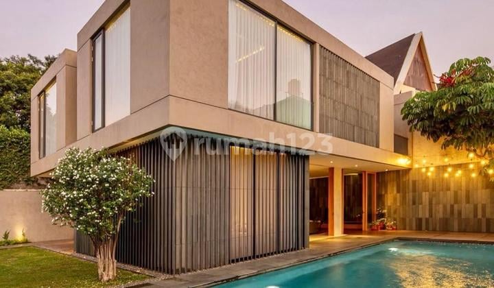 Jatipadang Pejaten Modern Tropical House Wide Yard