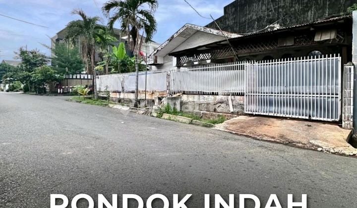 Pondok Indah Rumah Hitung Tanah Lokasi Strategis Posisi Hoek