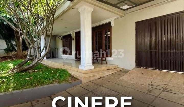 Cinere Rumah Siap Huni Semi Furnished Bebas Banjir