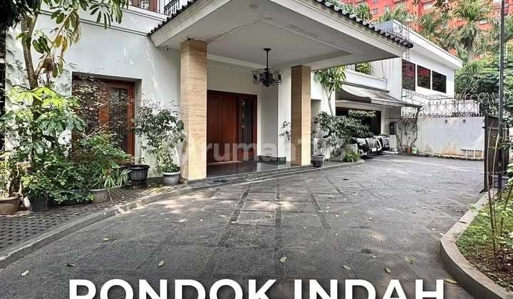 Pondok Indah Tropical Classic House Full Furnished Prime Area