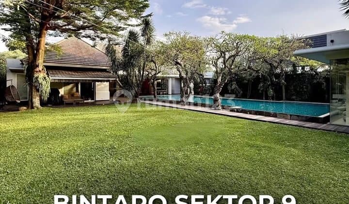 Bintaro Sector 9 Modern Luxury House in One Gate System Cluster