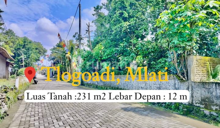 Tanah Pekarangan Dekat Jalan Kebon Agung Tlogoadi