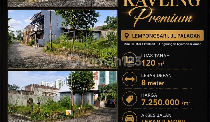 Premium Land Plot in Lempongsari, Palagan Street