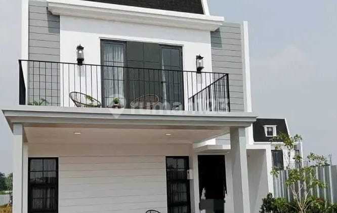 Dijual Rumah Mewah 2 Lantai 7x10 Maison De Wisteria 5 Menit Dari Aeon Mall, Metland Menteng, Cakung