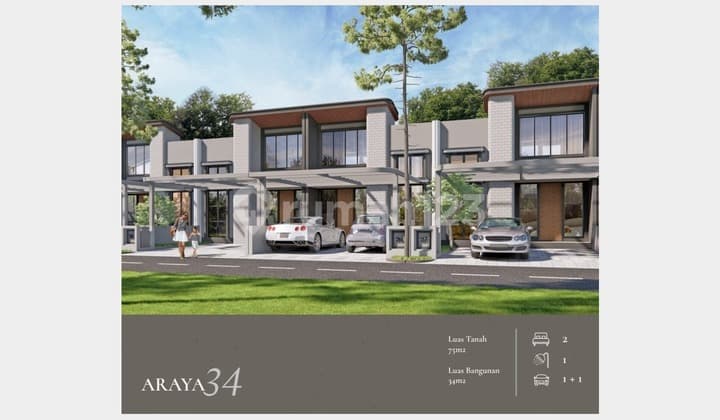 Rumah Premium Investasi Terbaik - Cluster Araya Lake Berada di Perumahan Grand Residence City, Bekasi