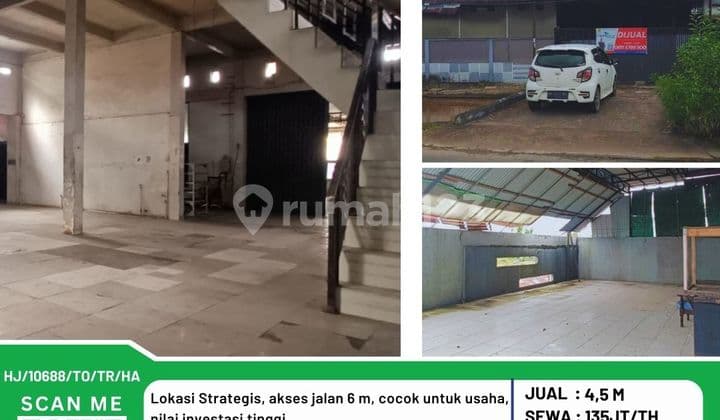 Gudang Dijalan Paris 1, bisa Dijadikan Tempat Usaha.