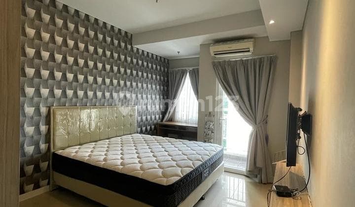 Metropark residence studio 28m FF bagus skl