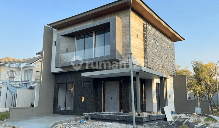 Rumah Pojok Citraland Utara Palma Grandia Extension Depan Taman