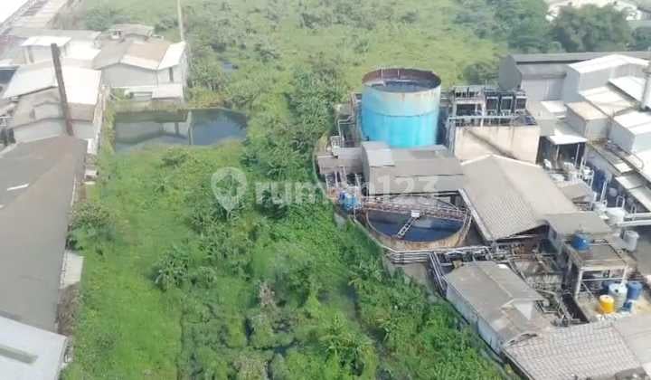 Tanah Kavling Ada Bangunan Gudang Industri Batujajar Zona Industri SHM