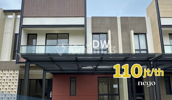 Rumah Baru Cluster Carson 4 Kamar Plus Kondisi Unfurnished