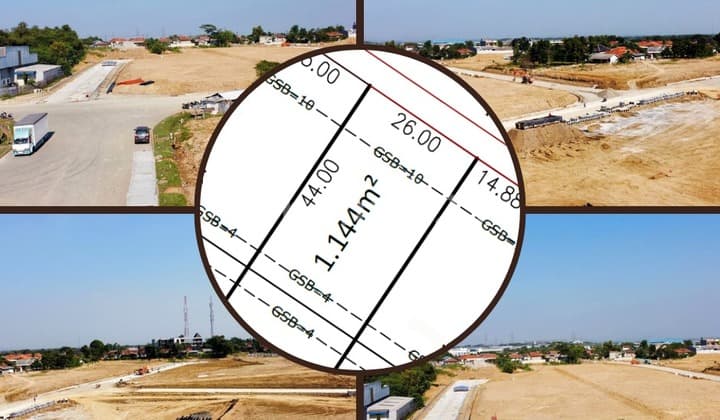 Kavling Industri Pergudangan Dijalan Utama Kawasan