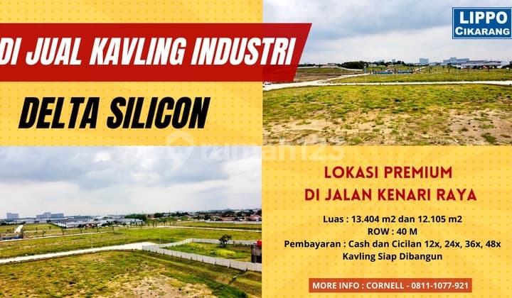 Tanah Industri Siap Bangun Di Delta Silicon Lippo Cikarang Bekasi