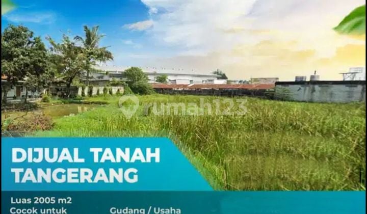 Cheap Land on Padat Karya Road, Tangerang.