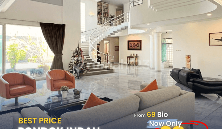 Pondok Indah Elite Exclusive Residence 940m with private pool & library