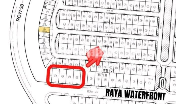 Dijual 4 Kavling Tanah Waterfront Citraland