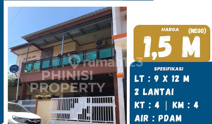 2-story house in Hartaco Indah, Makassar