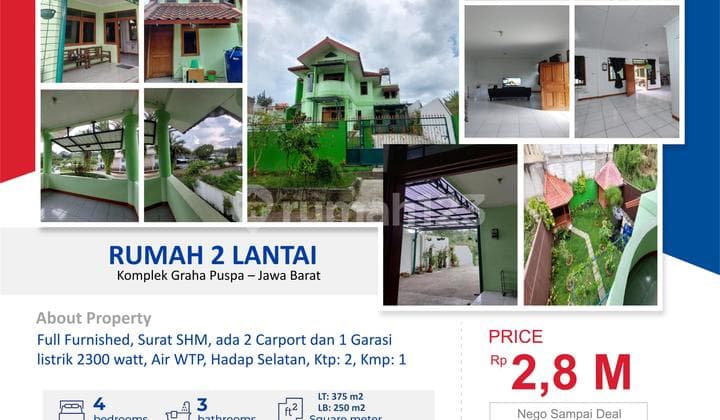 For Sale: 2-Story House in Graha Puspa Complex