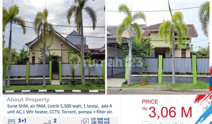 Dijual Rumah Cluster Aralia Harapan Indah Luas 320 M2 Bekasi